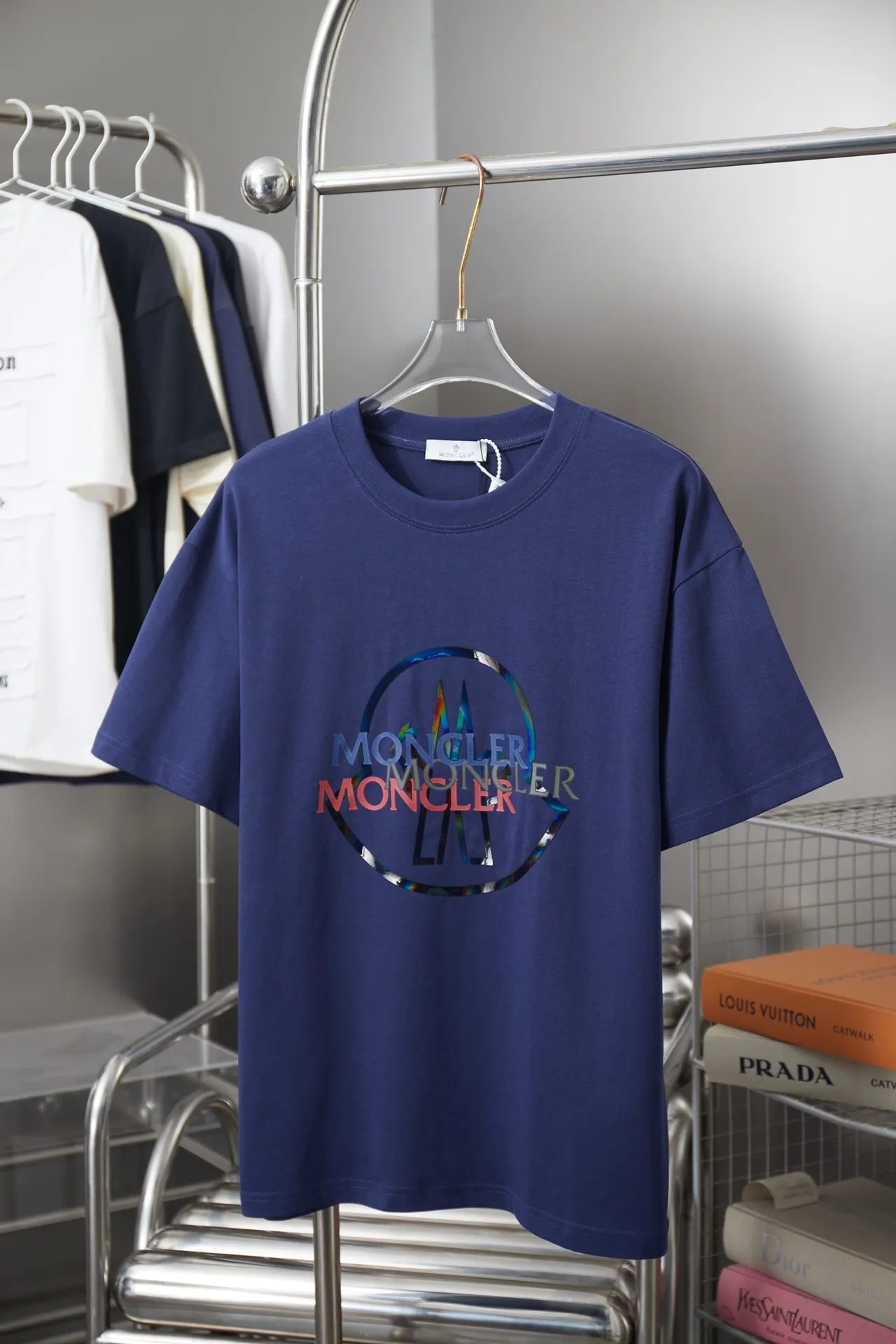 MO*CLER 25SS New Arrival logo · 320 100% · 32 1X 1 · Classic logo · · ：Black/White/Blue/Green Size：S/M/L/XL